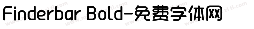 Finderbar Bold字体转换